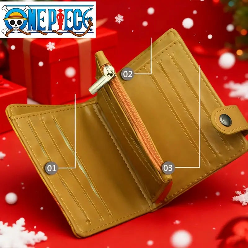 🔥 Portefeuille Wanted – Style Pirate Vintage