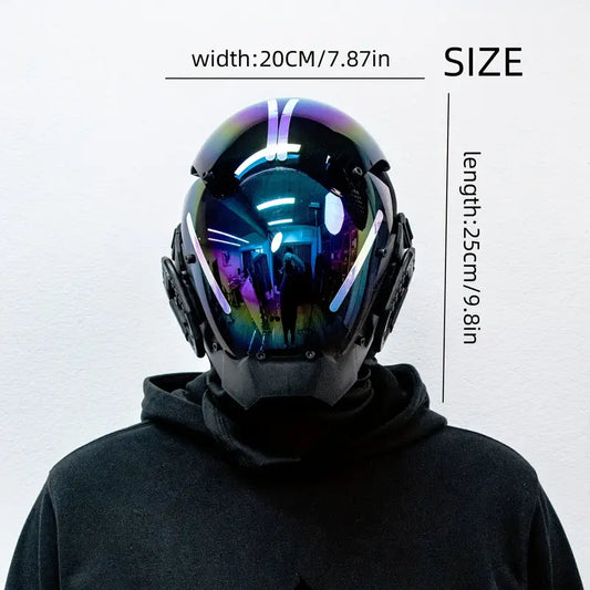 🕶️ Casque Tactique Cyber – Édition Shadow