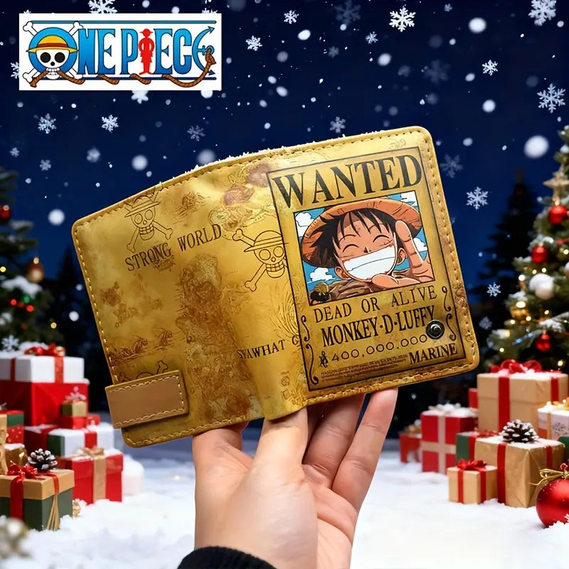 🔥 Portefeuille Wanted – Style Pirate Vintage